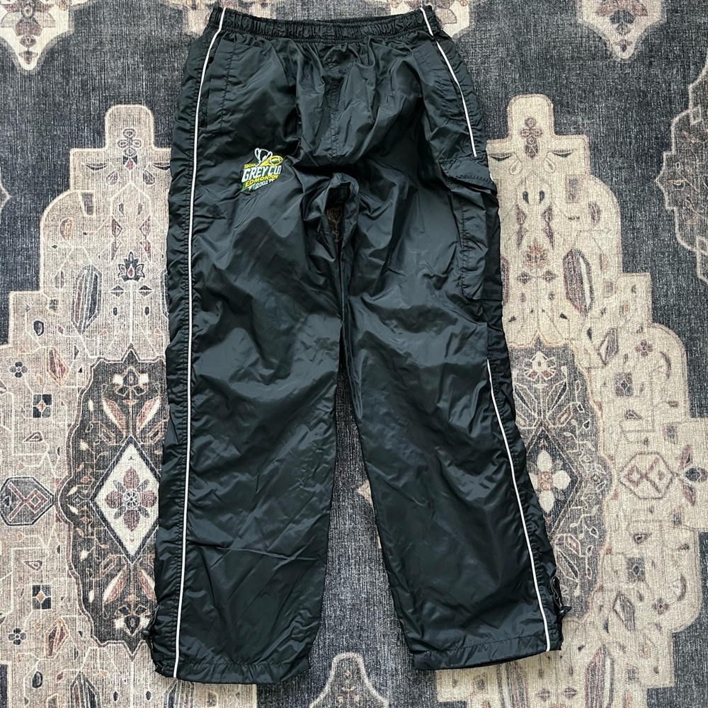 Vintage Puma Grey Cup 2002 Black Track Pants